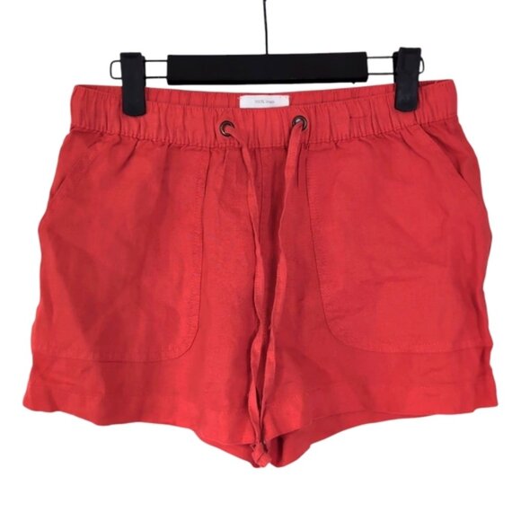 C&C California Pants - C&C California Linen Drawstring Beach Coastal Bohemian Relaxed Shorts S